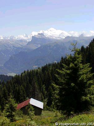 Alentours des Gets, Massif du Mont-Blanc
