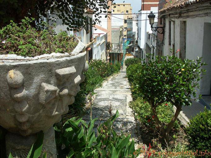 Ruelle sloping Algeciras - Spain, Andalusia