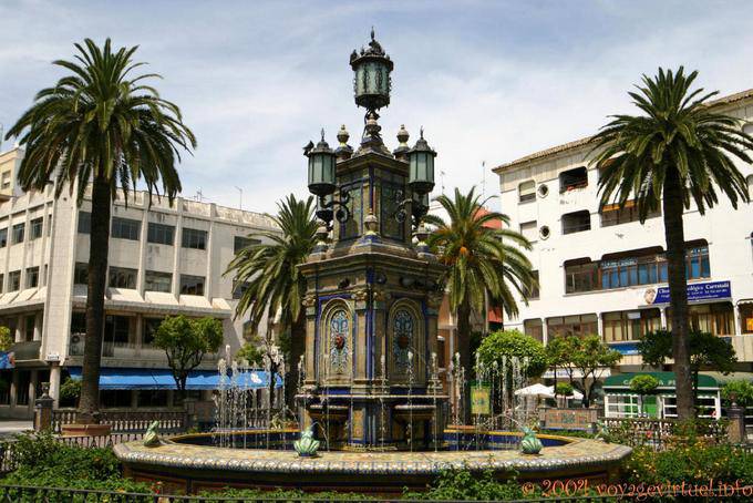 Fountain Plaza Alta, Algeciras - Spain, Andalusia