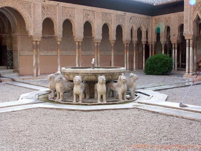 Patio de los Leones, Alhambra, Granada - Spain