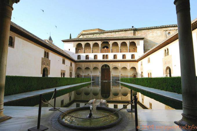 The Court of the Myrtles, Alhambra Nasrid Granada - Spain
