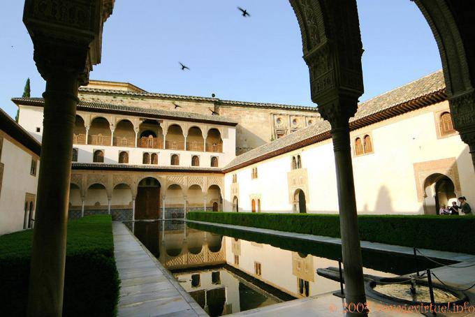 Court of the Myrtles, Alhambra Nasrid Granada - Spain