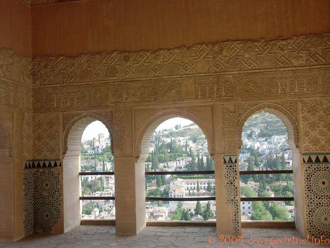 Observation Point of Daraxa. Interior, Alhambra Nasrid Granada - Spain