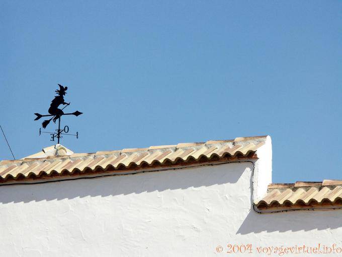 Witch weathervane, Almodovar Del Rio - Spain