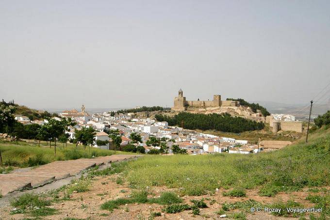 Panoramic view of the city of Antequera - Spain