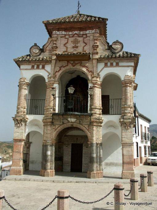 Architecture flamboyant Portichuelo plaza, Antequera - Spain
