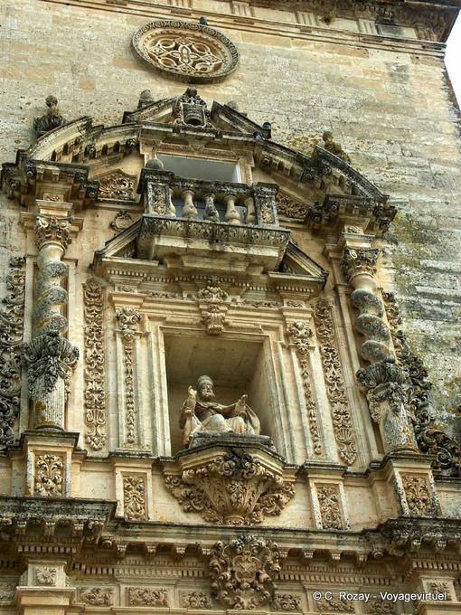 Baroque basilica detail, Arcos de la Frontera - Spain