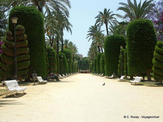 Driveway Parque Genoves, Cadiz - Spain, Andalusia