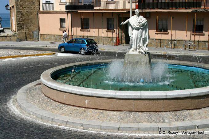 Fountain roundabout Cadiz - Spain, Andalusia