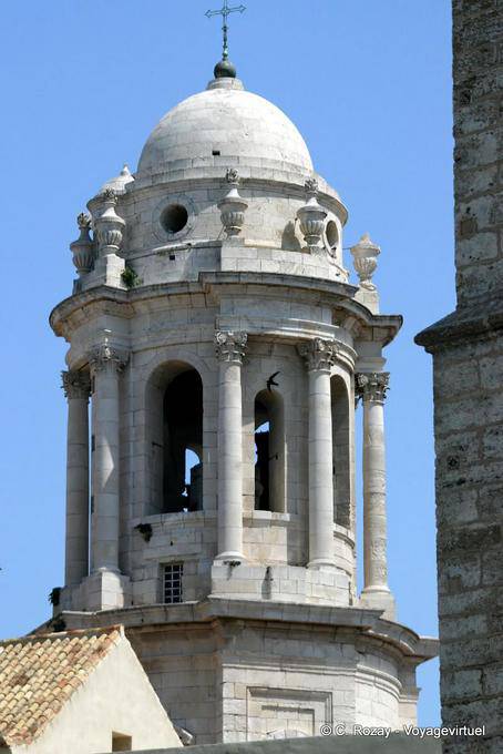 Cathedral bell tower, Cadiz - Spain, Andalusia
