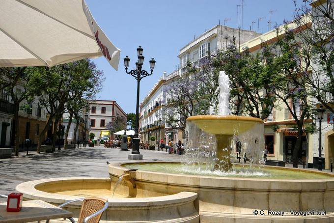 Fountain there, Cadiz - Spain, Andalusia