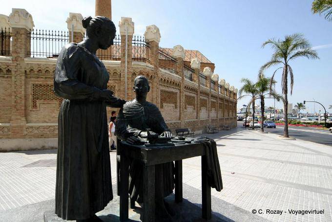 Bronze statues, Cadiz - Spain, Andalusia
