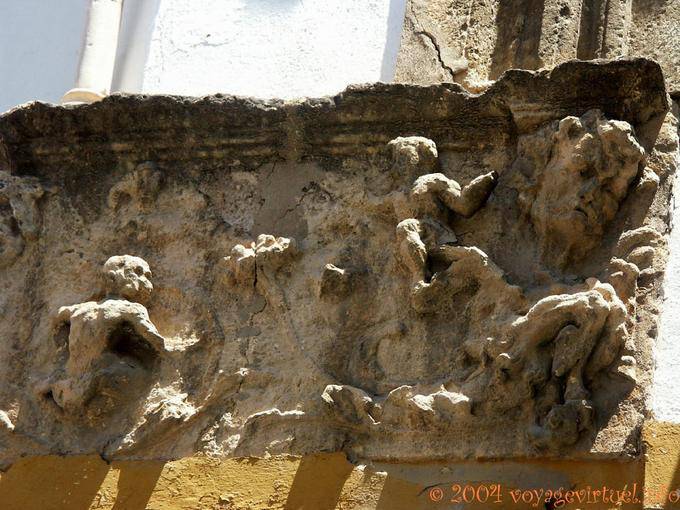 Imps worn on a wall, Cordoba - Spain, Andalusia