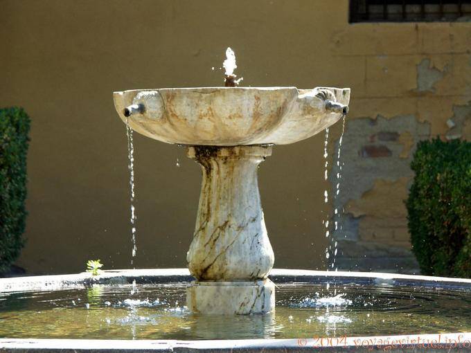 Water Drops on marble, Cordoba - Spain, Andalusia