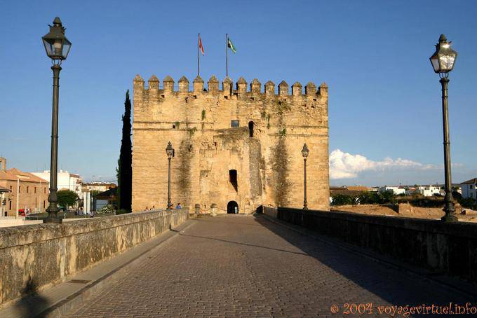 Tower of Calahorra input by the Puente Bajada del Puente, Cordoba - Spain, Andalusia