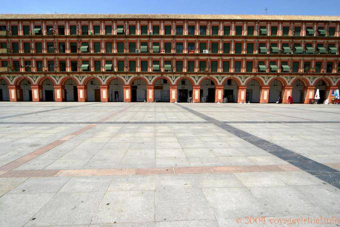 Arcades of the Place de la Corredera, Cordoba - Spain, Andalusia