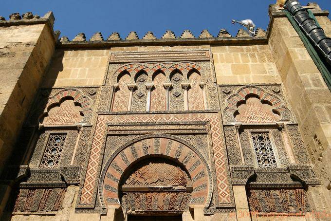 Puerta Espíritu Santo of Al-Hakam II of the Mezquita Catedral de Cordoba - Spain, Andalusia
