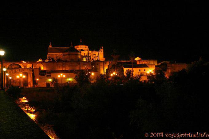 Night view of the Cathedral of Cordoba - Spain, Andalusia
