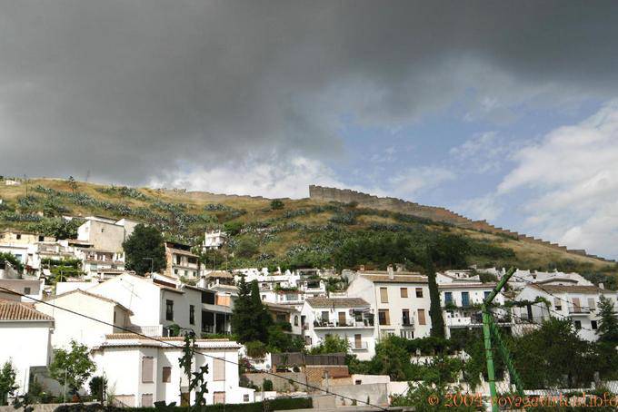 Walls under the clouds, Granada - Spain
