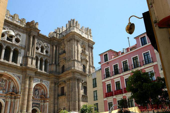 Unfinished side of the Cathedral of the Incarnation, Malaga - Spain, Andalusia