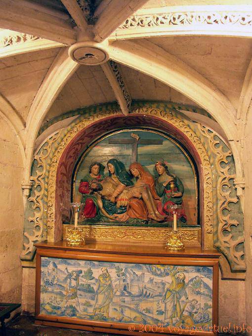 Polychrome painting in relief, Cordoba Mezquita - Spain, Andalusia