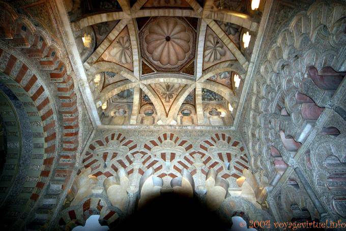 Arch details, Mezquita Cordoba - Spain, Andalusia
