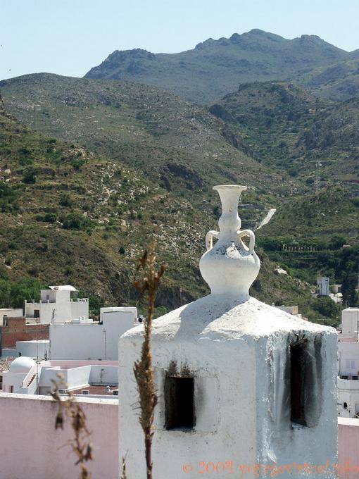 Vase on the mantel, Mojácar - Spain, Andalusia
