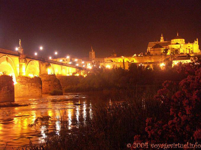 Guadalquivir by night, Night Cordoba - Spain