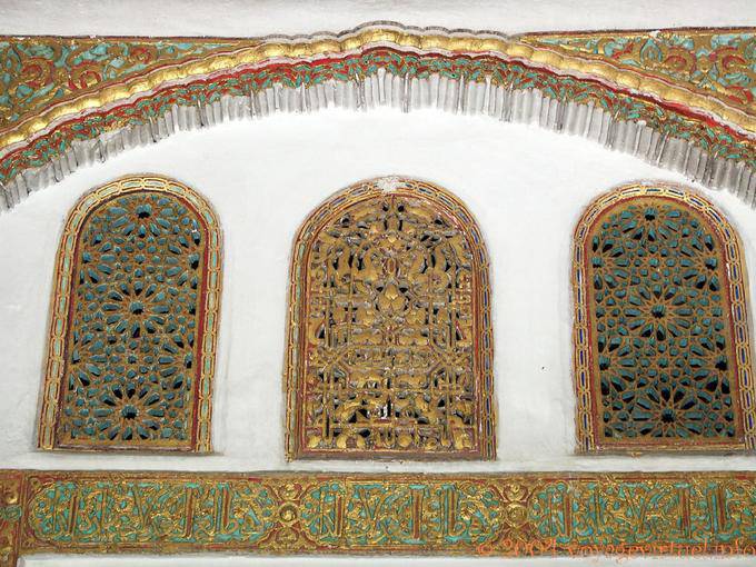 Architecture Umayyads in the Salón del Techo de Carlos V, Alcazar of Seville - Spain