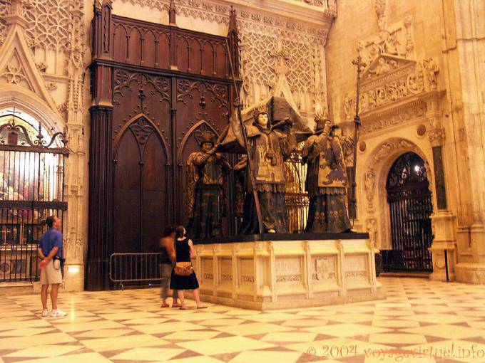 Tomb of Christopher Columbus, Seville Cathedral - Spain