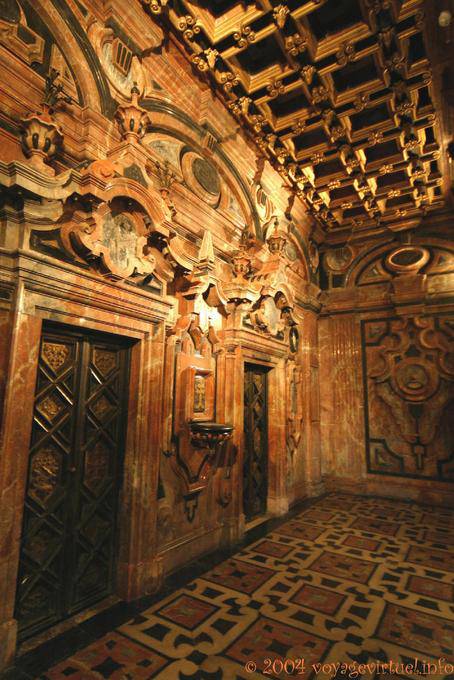 Ornamentation between the Altar and El Coro de Plata, Seville Cathedral - Spain