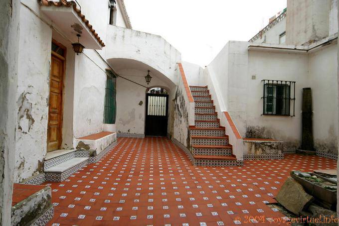 Courtyard of a house, Tarifa - Spain