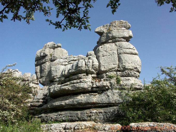 Coq limestone rock, Torcal de Antequera - Spain, Andalusia