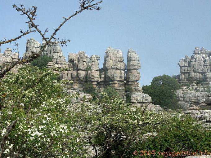 Nature and forms eroded Torcal de Antequera - Spain