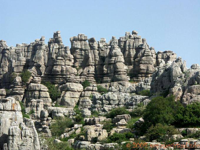 Singular forms shaped by cryoclasty, Torcal de Antequera - Spain