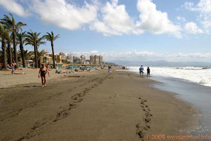 Beach in Torremolinos - Spain