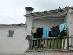 Wooden balcony, Alpujarras, Spain.