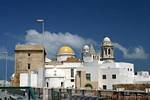 Panorama cathedral Cadiz, Spain.