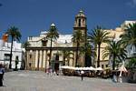 Plaza de la Catedral, Cadiz, Spain.