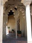 Cusped arches to the Alcazaba, Malaga, Spain.