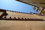 Between the walls towards the cathedral, Malaga, Spain.