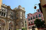 Unfinished side of the Cathedral of the Incarnation, Malaga, Spain.