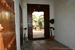 Double door to the patio of a traditional dwelling, Tarifa, Spain.