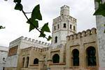Plaza de Santa María, facing the Casa Consistorial, Tarifa, Spain.