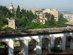 Alhambra Generalife Granada Panoramic, Spain.