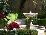 Small fountain, Alhambra Generalife Granada, Spain.