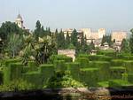 Jardines Bajos del Generalife, Alhambra, Granada, Spain.