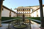The Court of the Myrtles, Alhambra Nasrid Granada, Spain.
