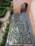 Pebble mosaic, Alhambra Nasrid Granada, Spain.