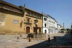 Plaza del Potro and fountain renaissance in the old city, Cordoba, Spain.